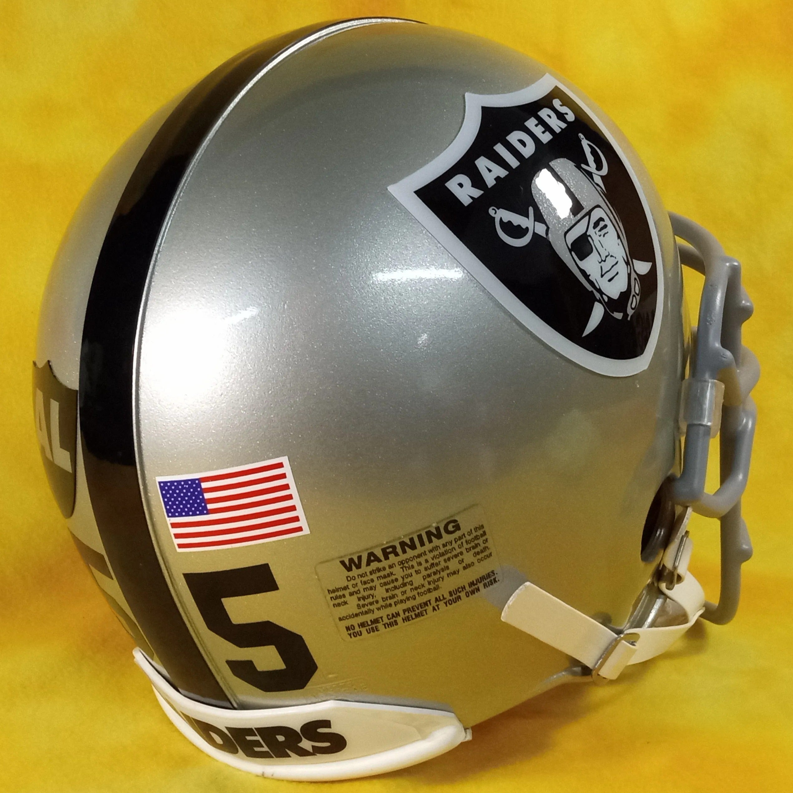 Oakland Las Vegas Raiders super custom fullsize football helmet