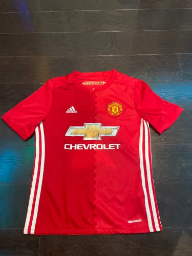 Manchester United Adidas Red Soccer Jersey