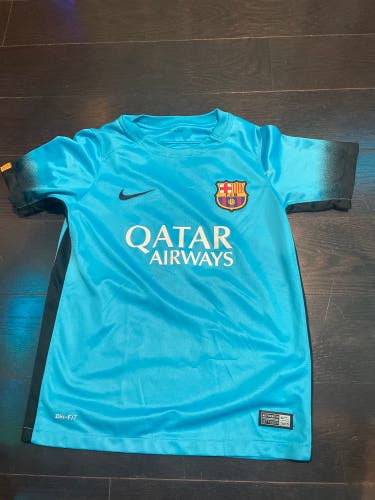 F.C Barcelona Nike Blue Soccer Jersey