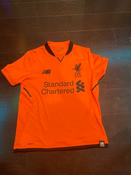 Liverpool F.C New Balance Orange Soccer Jersey