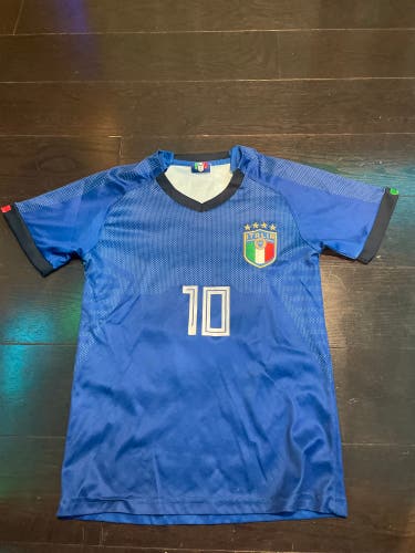 Italia “Insigne 10” Blue Adidas Soccer Jersey