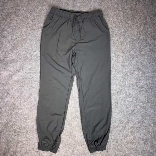 Zuty Womens Pants Medium Gray Jogger Elastic Cuff Track Pant Casual Gym Sports