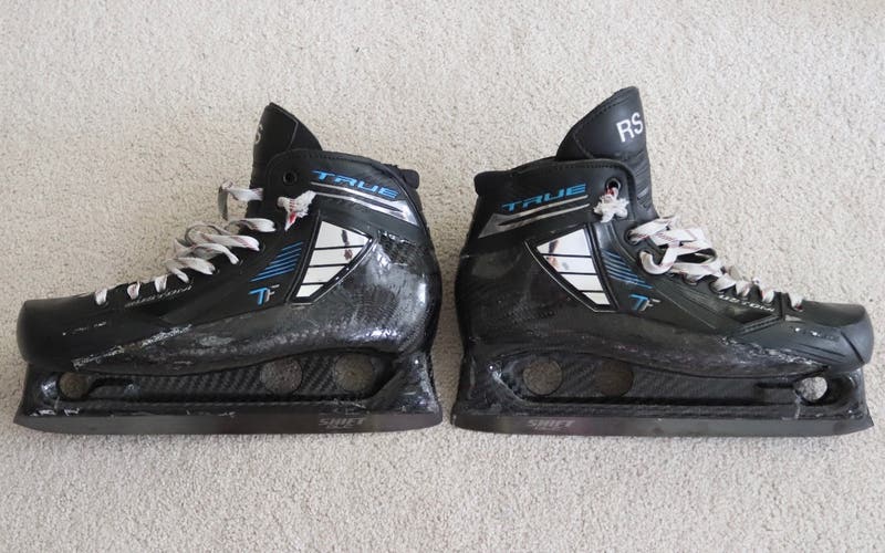 True Custom Pro Hockey Goalie Skates Size 10.5