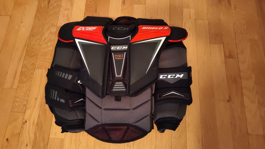 Used Large CCM Extreme Flex Shield II Goalie Chest Protector