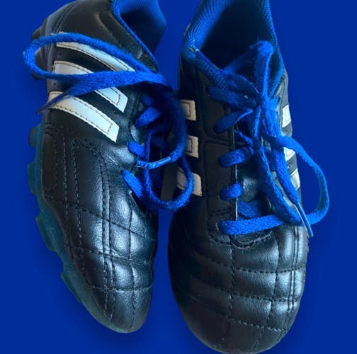 Adidas Goletto Iv Trx Fg Black Blue Soccer Cleat Low Top Lace Up Unisex Size 1