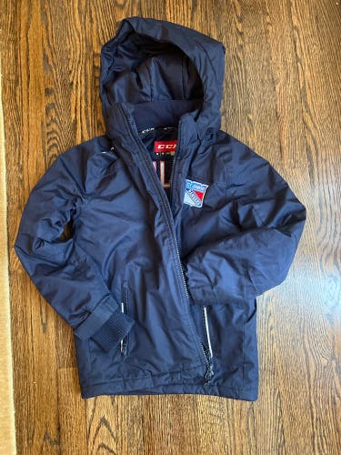 CJR CT Jr Rangers lined warmup jacket