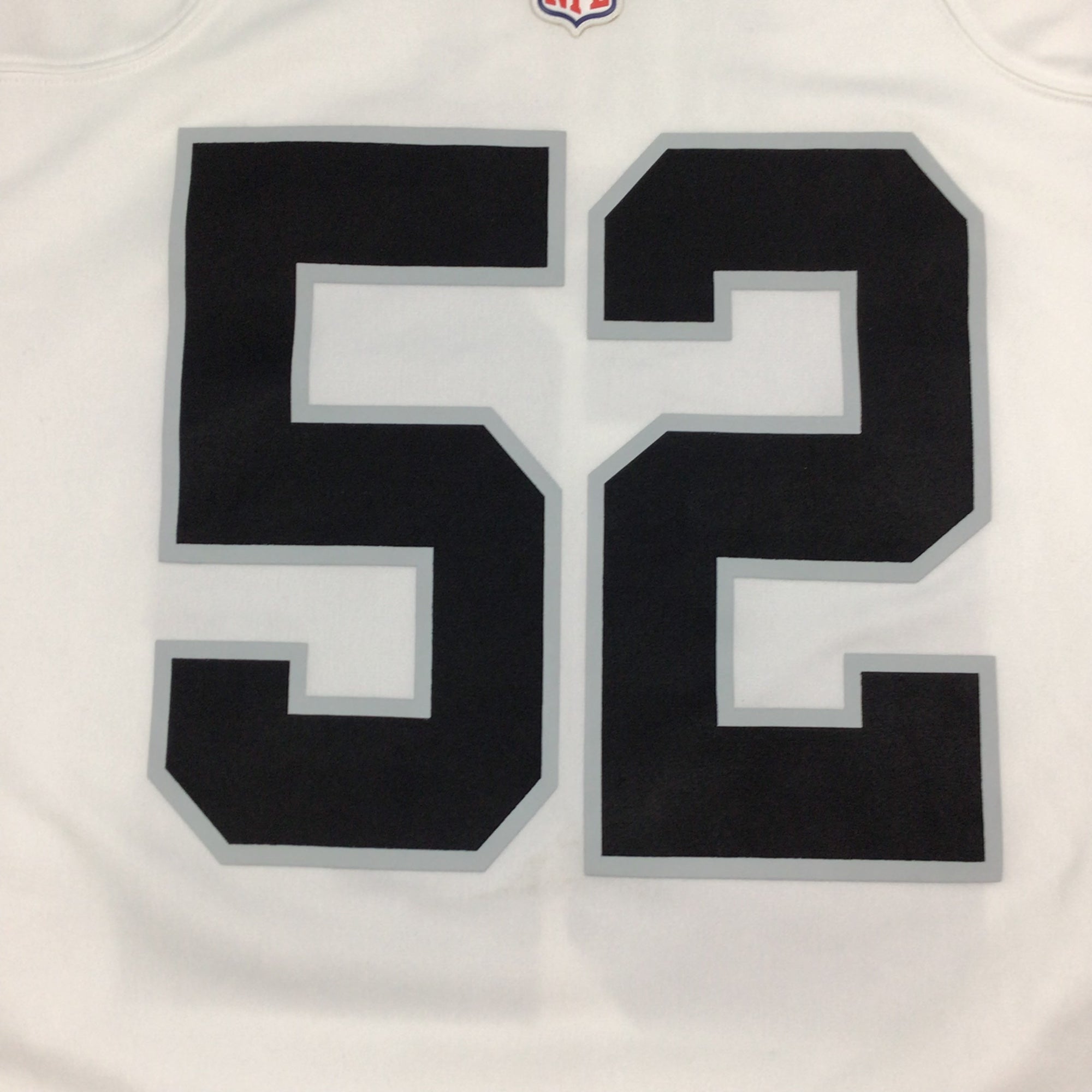 Other, Nike On Field Khalil Mack 52 Raiders Black Stitched Jersey Size Xl