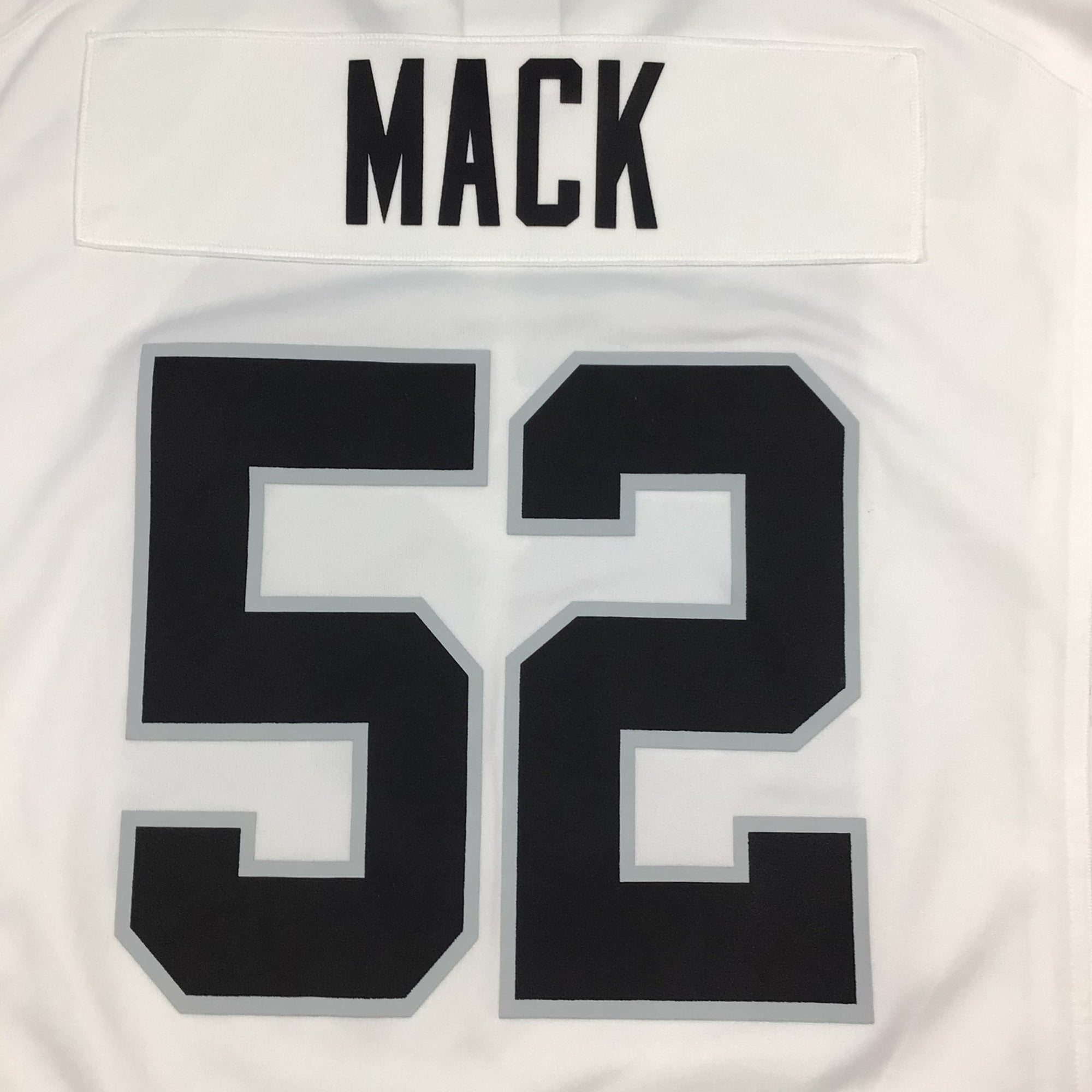 Official NFL Raiders Jersey #52 Stitched Khalil Mack Black Nike On Field XXL