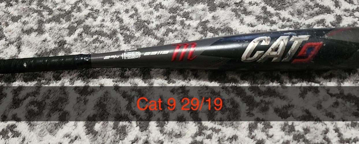 Used USSSA Certified Marucci Alloy CAT 9 Bat 19 19 oz 29"