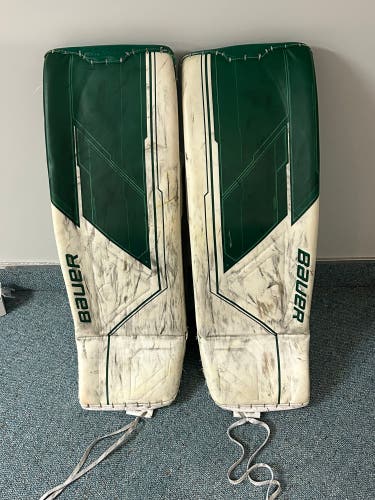 Large Bauer Pro Stock MACH Goalie Leg Pads