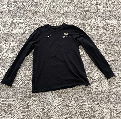 New Wake Forest Large Men's Nike Long Sleeve Dri-Fit Shirt