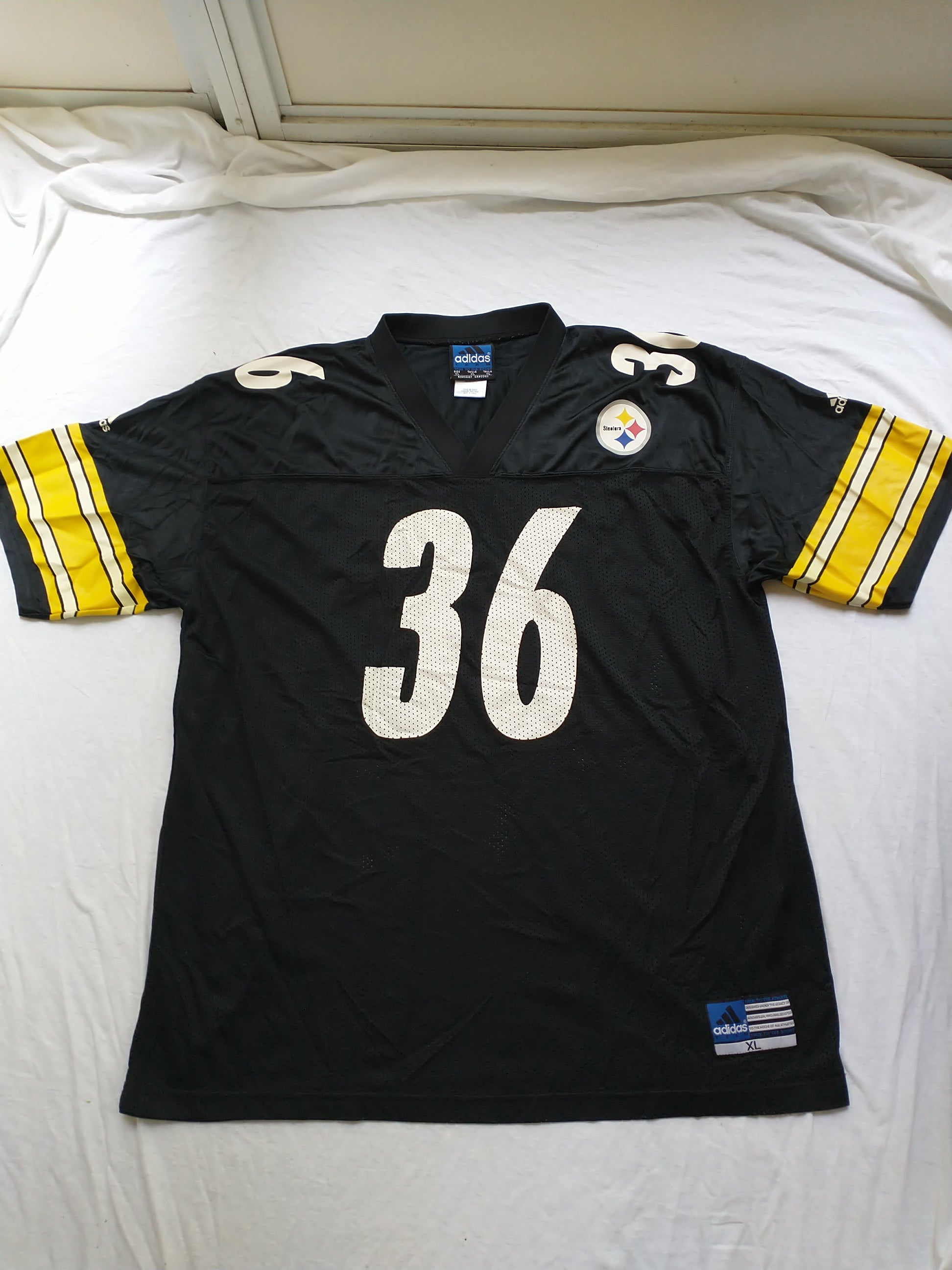 Vintage Starter NFL Pittsburgh Steelers BETTIS #36 Jersey Stitched Youth  14-16 L