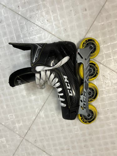 Used CCM Regular Width Size 8 Super Tacks 9350 Inline Skates