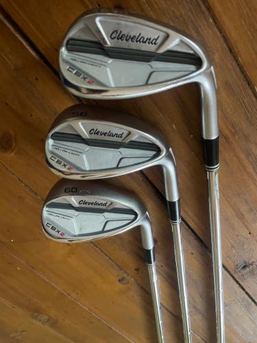 Cleveland CBX2 Wedges RH Steel - Set of 3: 52 / 56 / 60 - GREAT condition