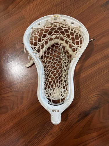 Used White STX Stallion Strung Head