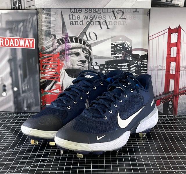 Nike Alpha Huarache Elite 3 Low Men's Size 10.5 Baseball Cleats Navy CK0746 401
