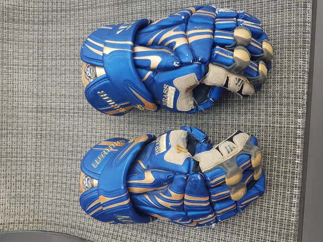 Used Player's Warrior Brass Monkey Lacrosse Gloves 13"
