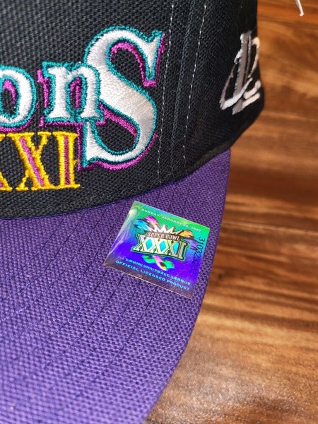 Vintage Green Bay Packers Snapback Hat Super Bowl XXXI Logo Athletic Mardi  Gras