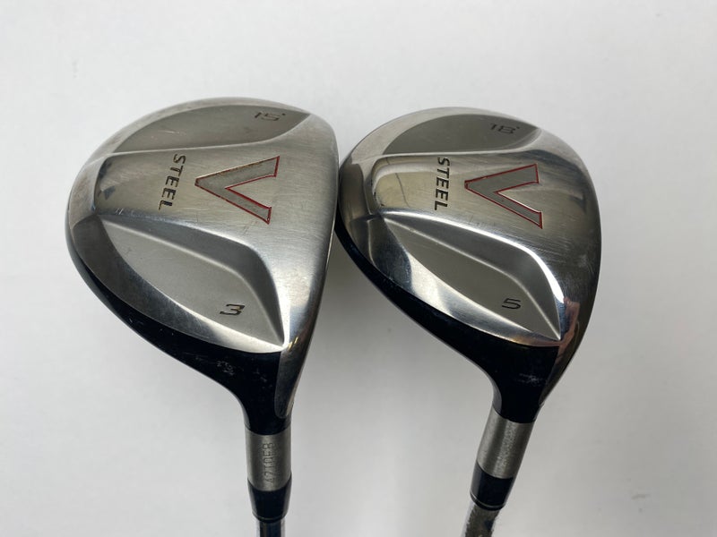 TaylorMade V Steel Wood Set (3-5-7) RH TT DG Lite Stiff Steel