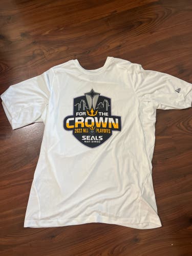 NLL San Diego Seals Large "For The Crown" 2022 Playoffs T-Shirt