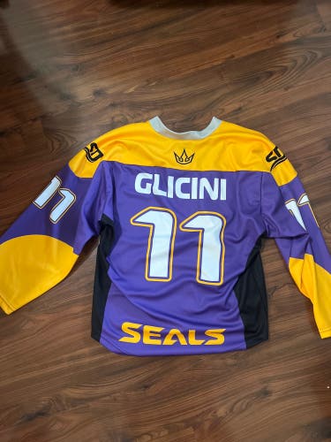 NLL Sand Diego Seals Mark Glicini Jersey #11