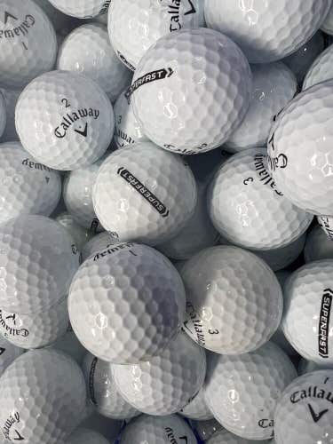 12 White Callaway Superfast Premium AAA Used Golf Balls