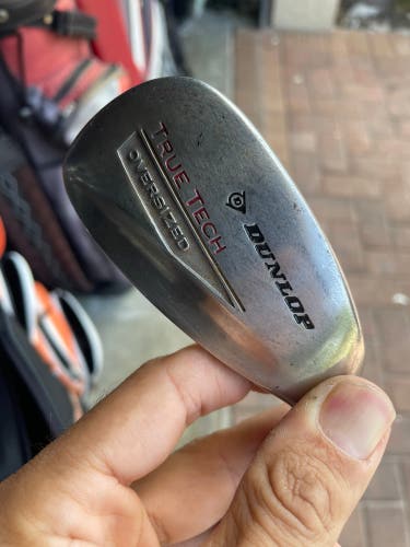 Dunlop driving iron in right hand / graphite