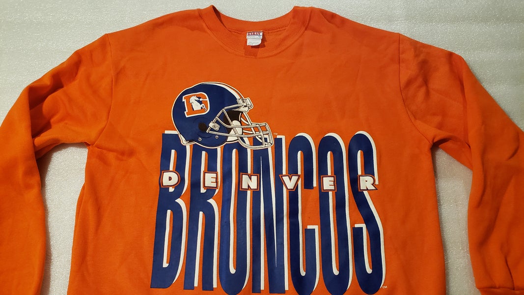 Vintage NFL Denver Broncos Sweatshirt Size Large 1990s Made in USA