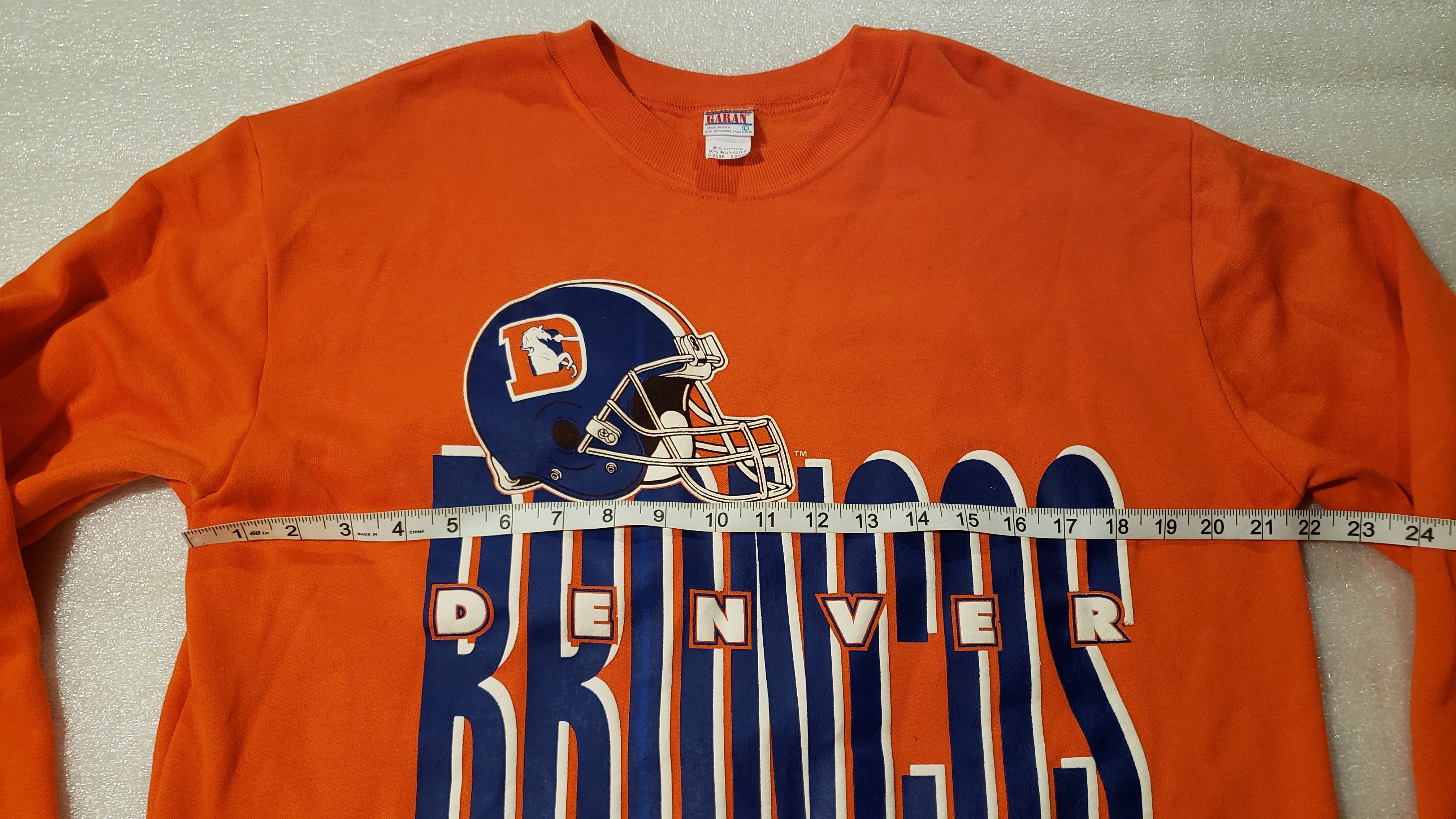 Women's Denver Broncos Orange Ralph Long Sleeve T-Shirt