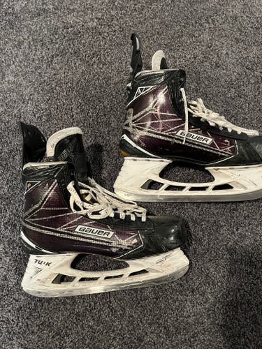 Senior Used Bauer Supreme 1S Pro Hockey Skates Regular Width Size 10