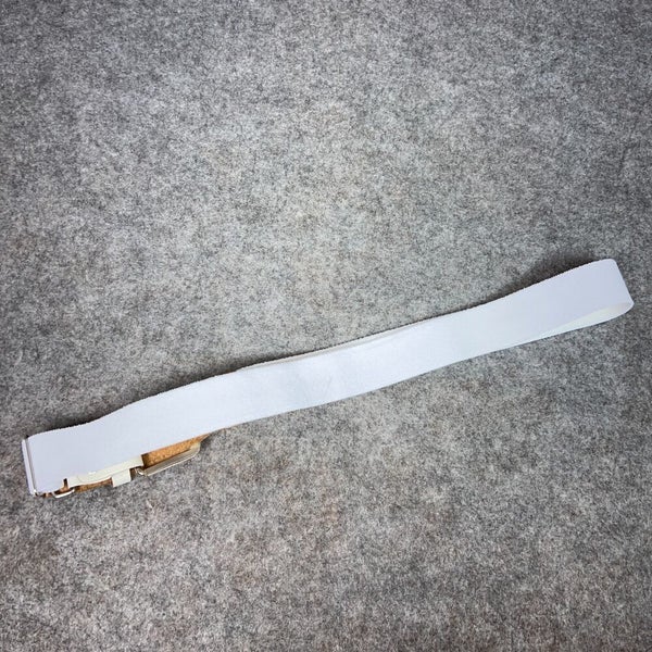 Baseball Mens Belt White Adjustable Sports Stretch Softball Casual Team Solid