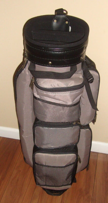 McGregor Carry/Cart Golf Bag 6-Way Divider 8-Zippered Pocket 9 in