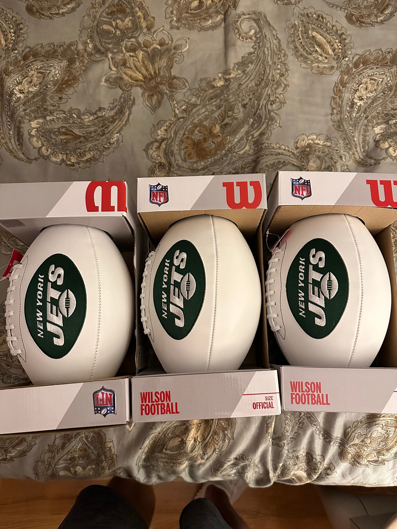 New York Jets Logo Footballs (3 available, Price Per Football