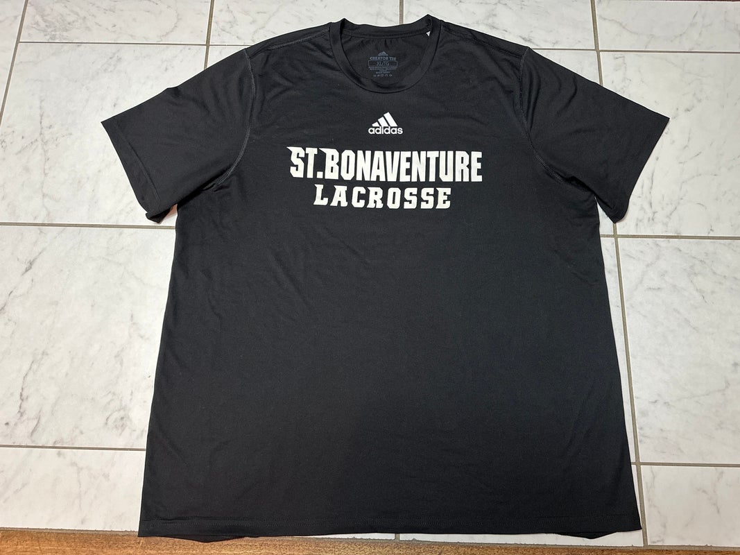 St. Bonaventure Lacrosse SS Adidas Creator Tee - Size XL