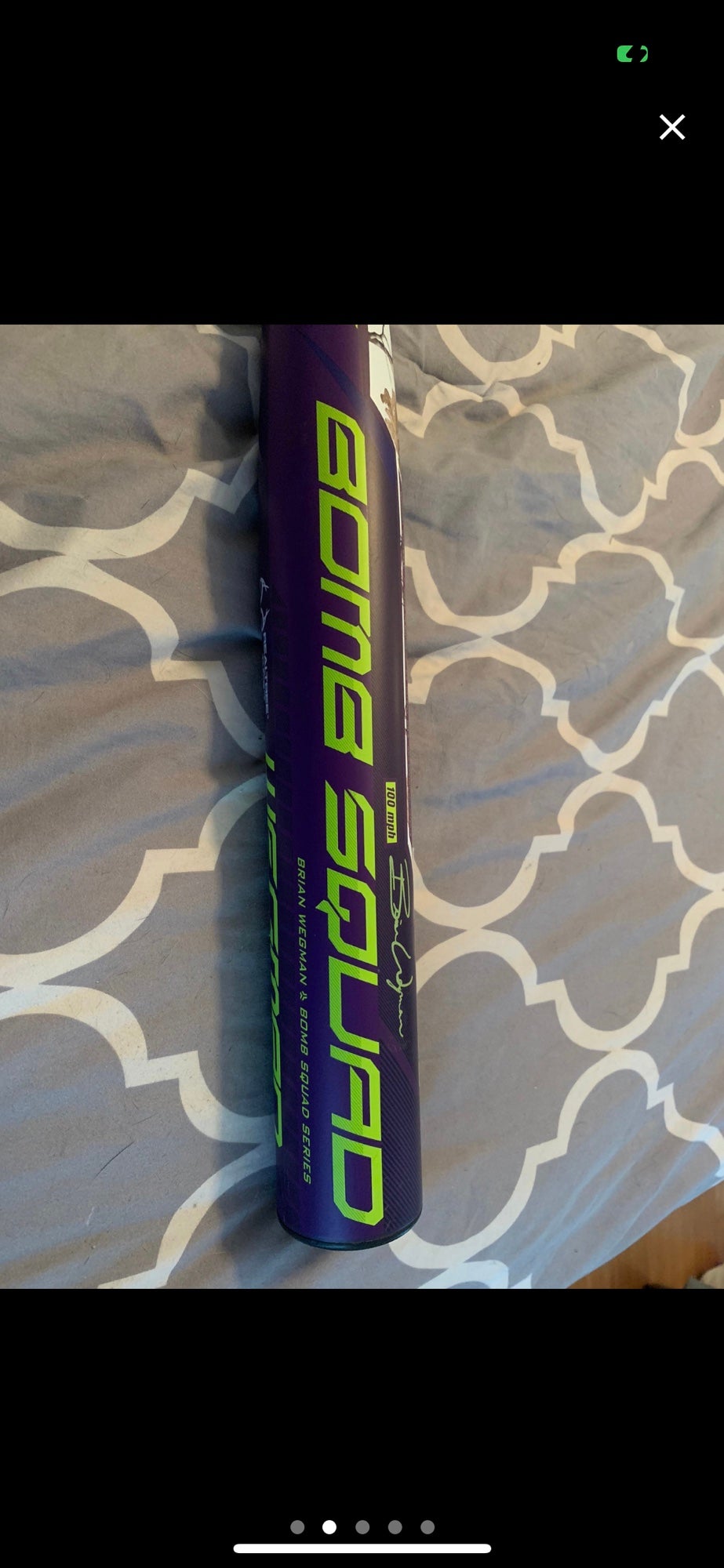Batte De Softball Easton Bomb Squad - 34 Pouces / 26 Oz - Modèle Brian Wegman Flex USSSA (Occasion)