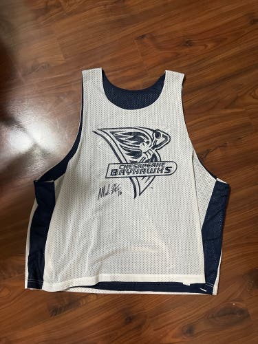 MLL Chesapeake Bayhawks Mark Glicini L/XL Practice Jersey - Autographed