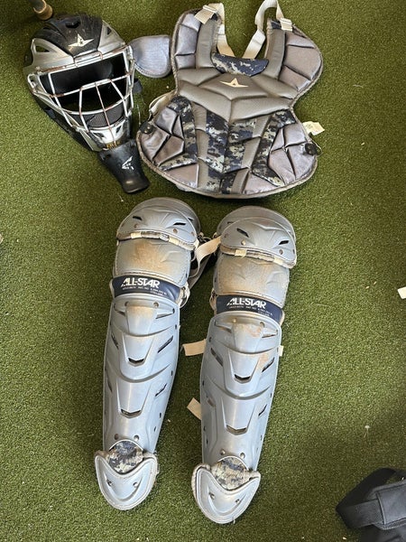 Used Custom Adult All Star System 7 Catcher's Set