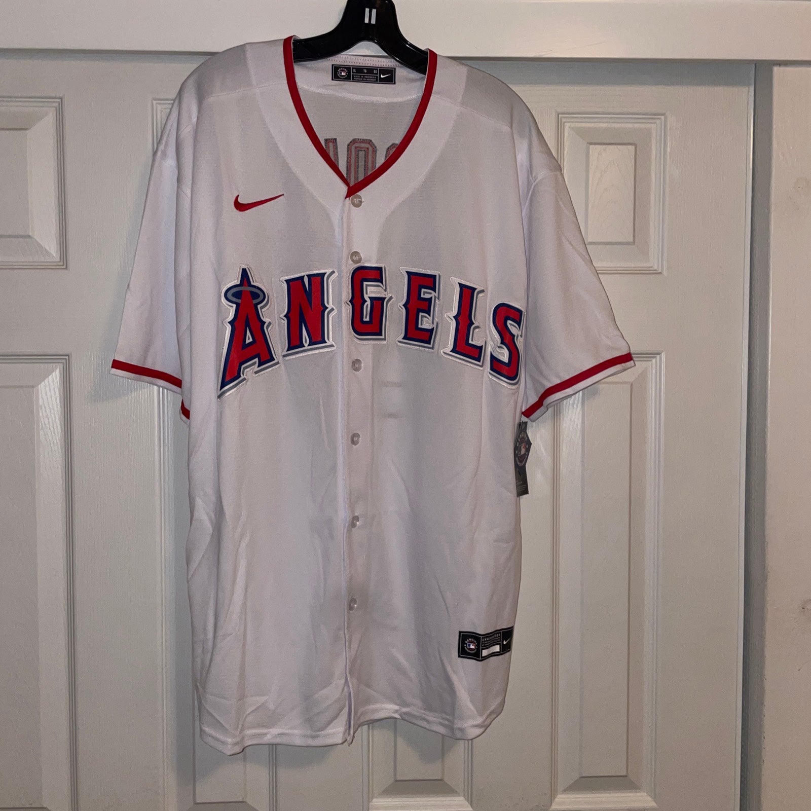 Brand New Los Angeles Angels Mike Trout Jersey With Tags - Size
