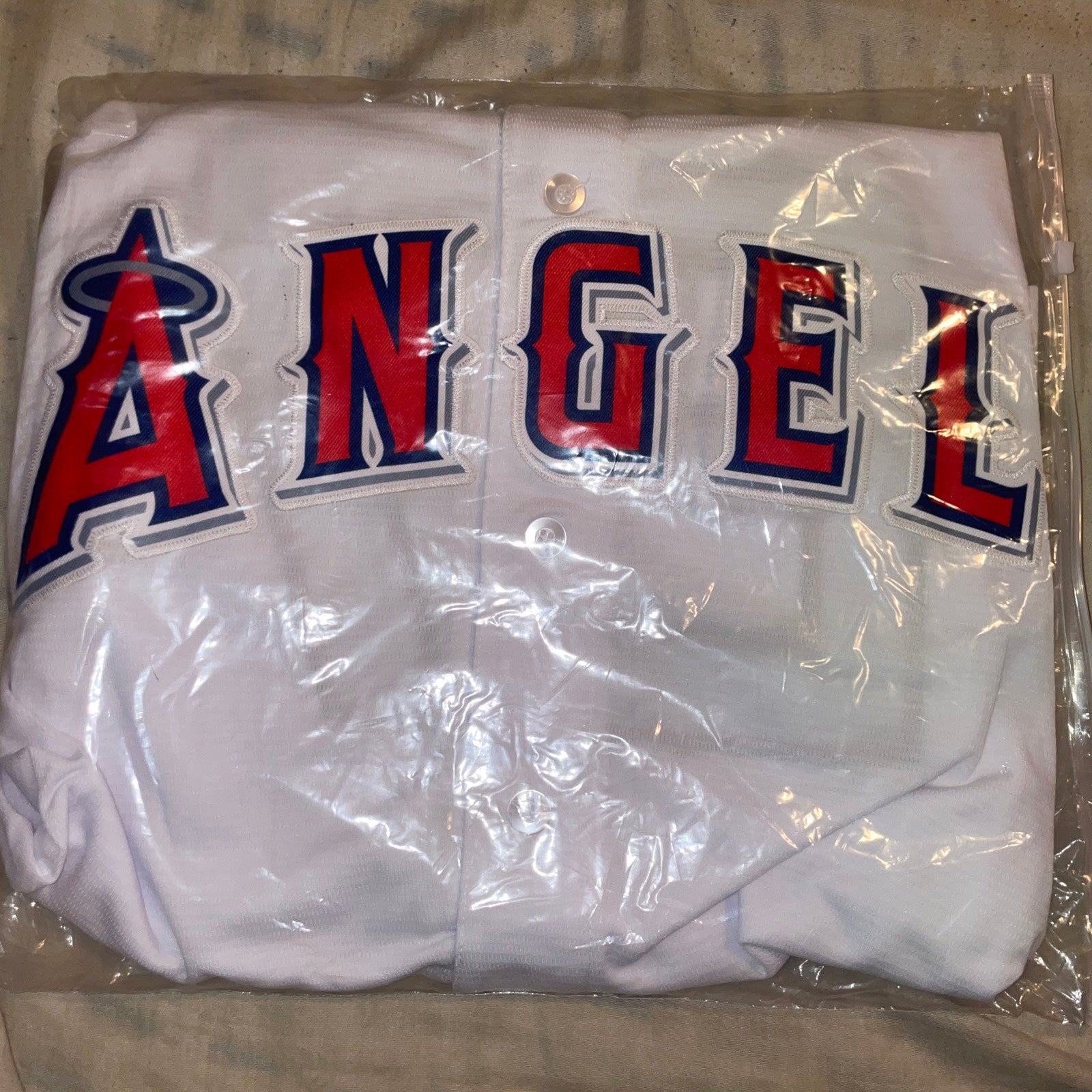 Vintage Los Angeles Angels Mike Trout Jersey - Size XXL