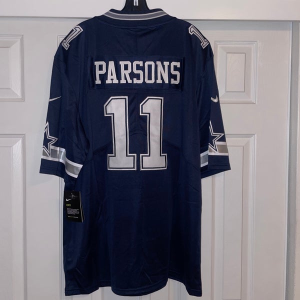 MICAH PARSONS DALLAS COWBOYS NAVY & WHITE MEN XL JERSEY. NEW