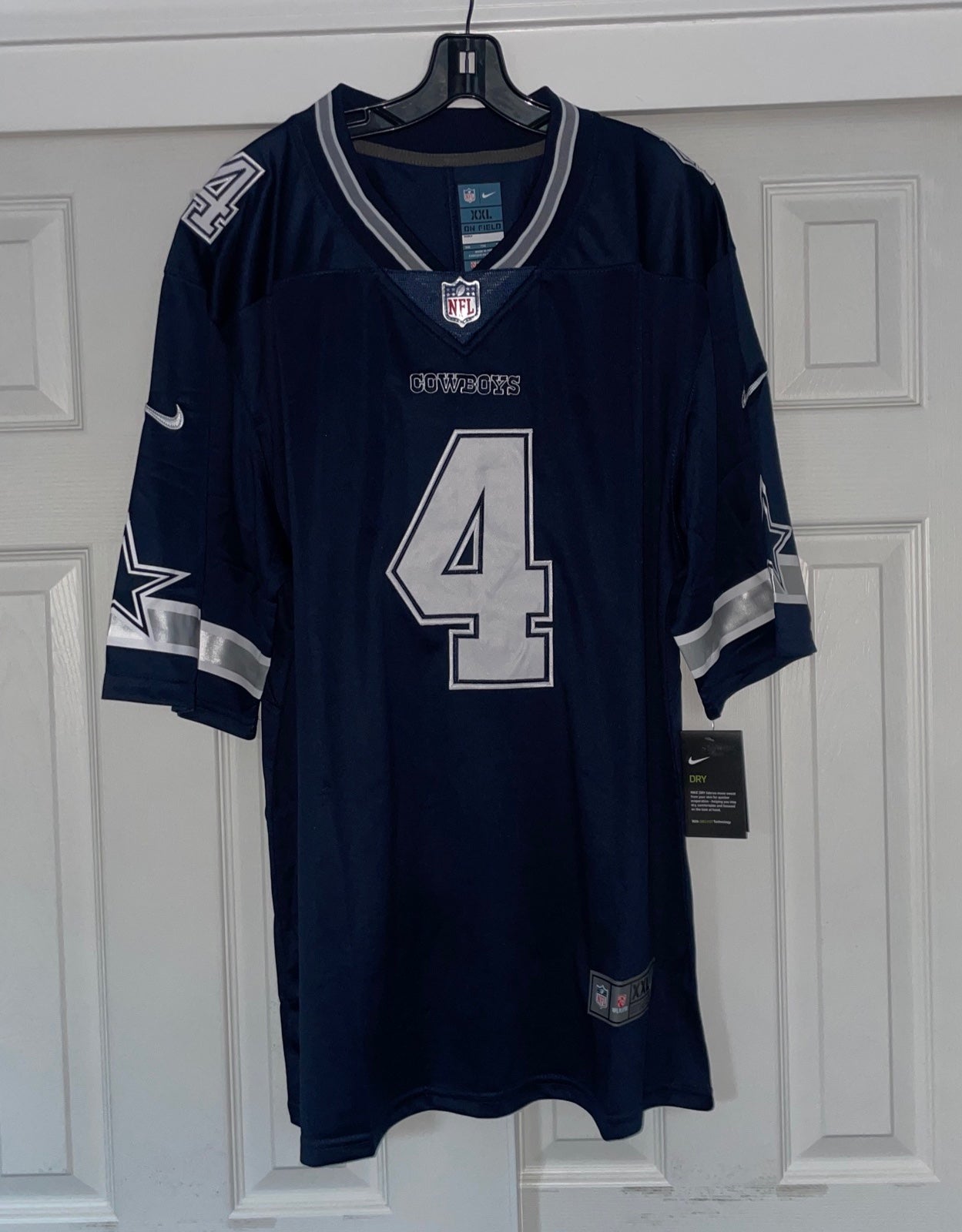 Brand New Dallas Cowboys Dak Prescott Jersey With Tags - Size Men's Large