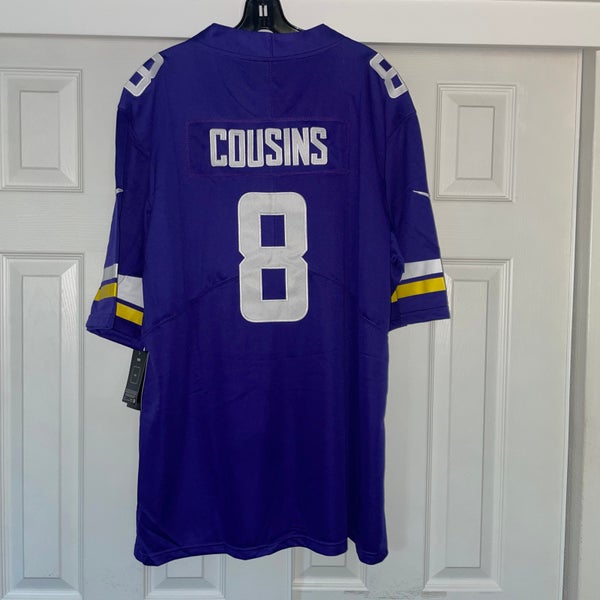 Kirk Cousins Minnesota Vikings Men's Purple Pro Line Any Name & Number Logo  T-Shirt 