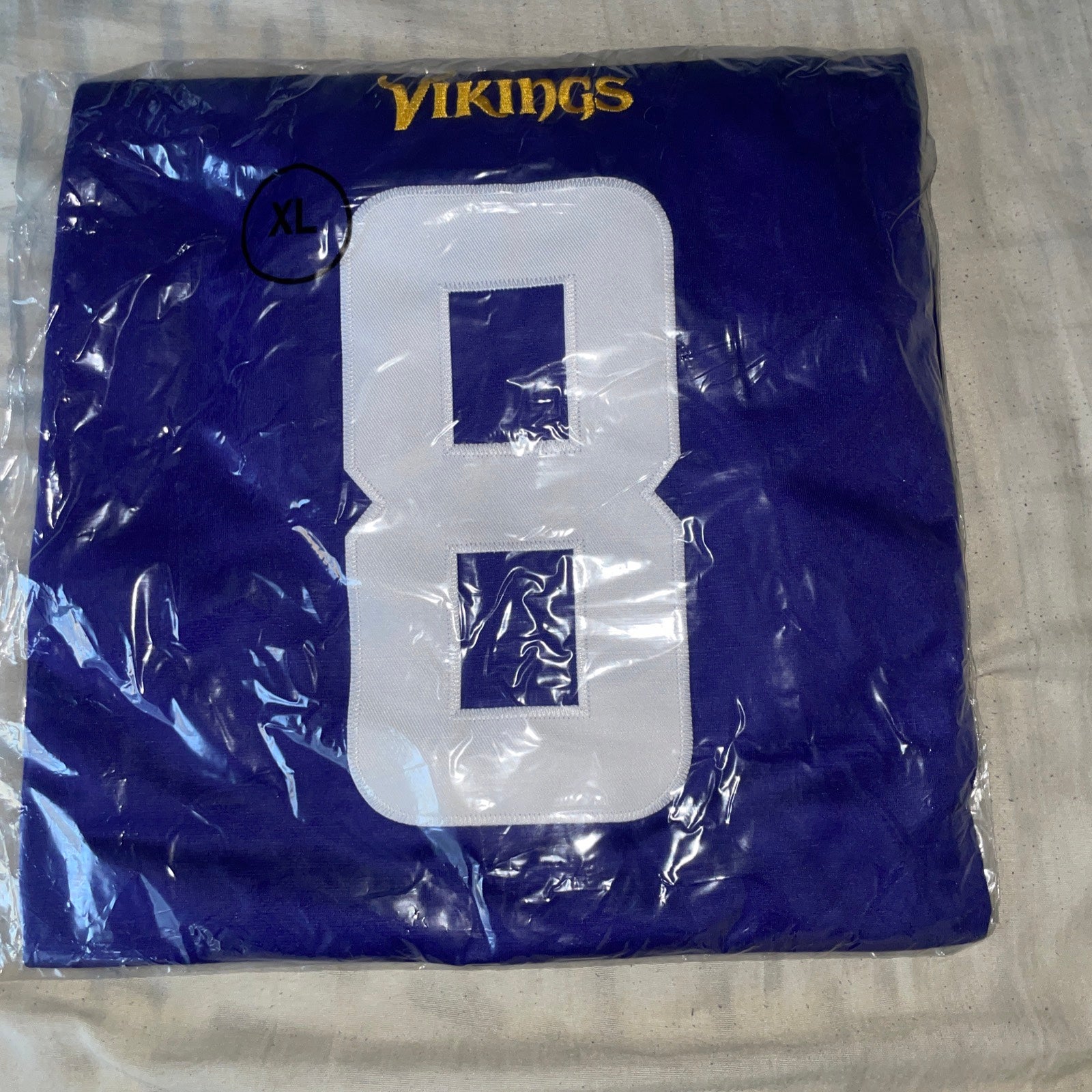 Nike NFL Minnesota Vikings 7 Ponder Jersey Size Adult XL CT1