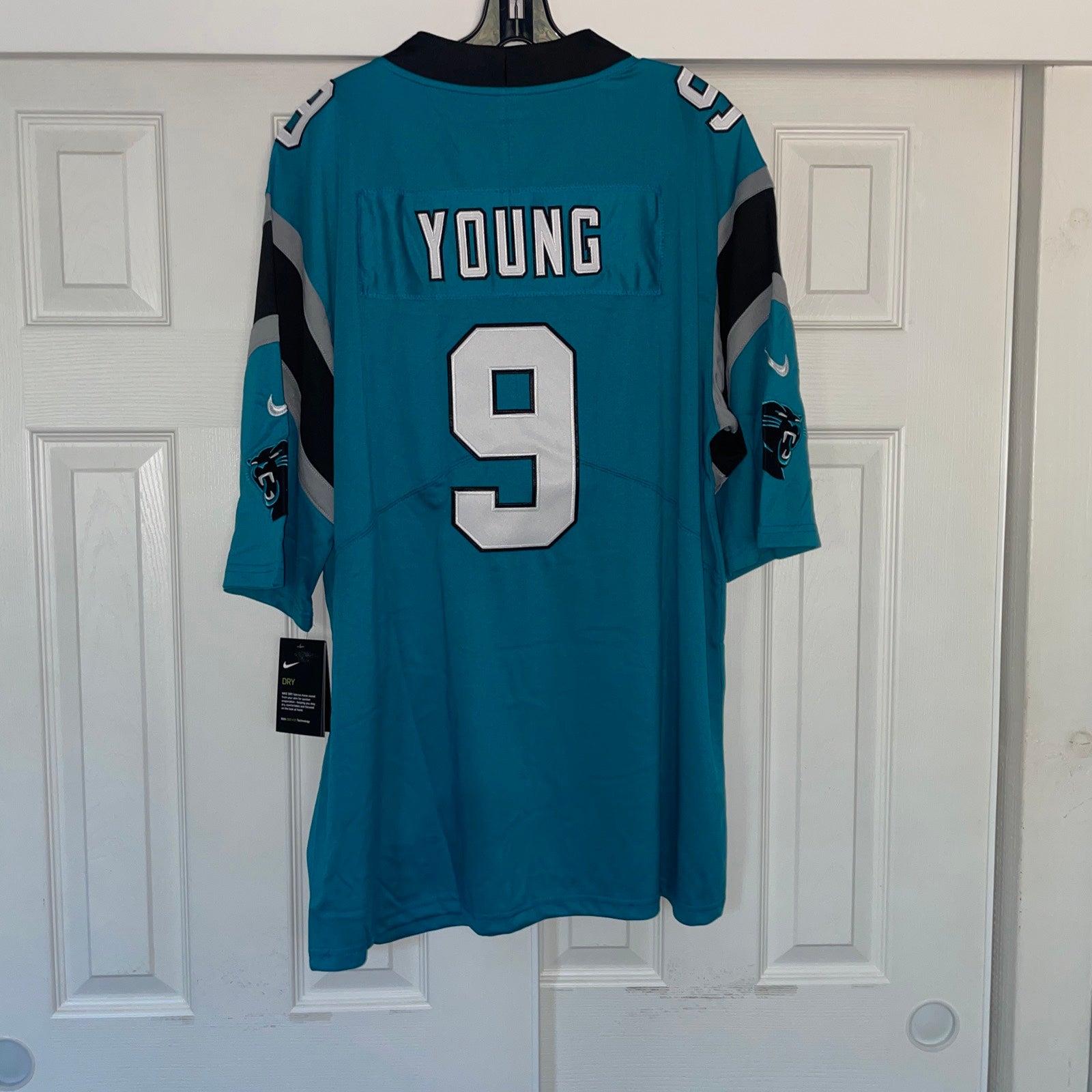 Nike Men's Carolina Panthers Bryce Young Black T-Shirt