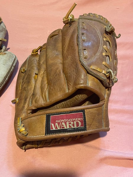 Vintage Two Indianapolis Indians baseball gloves 10.5 Custom