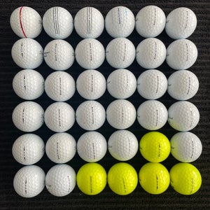 Used (5A Quality) Titleist 36 Pack (3 Dozen) AVX Balls