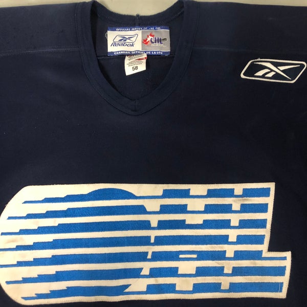 OHL Reebok navy blue size 58 practice jersey #40
