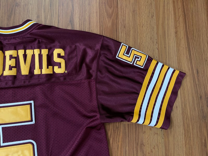 Youth Colosseum Maroon/White Arizona State Sun Devils Football Jersey and  Pants Set