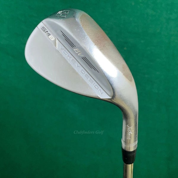 Titleist Vokey SM8 Chrome 60-14K 60° Lob Wedge Factory Steel Stiff