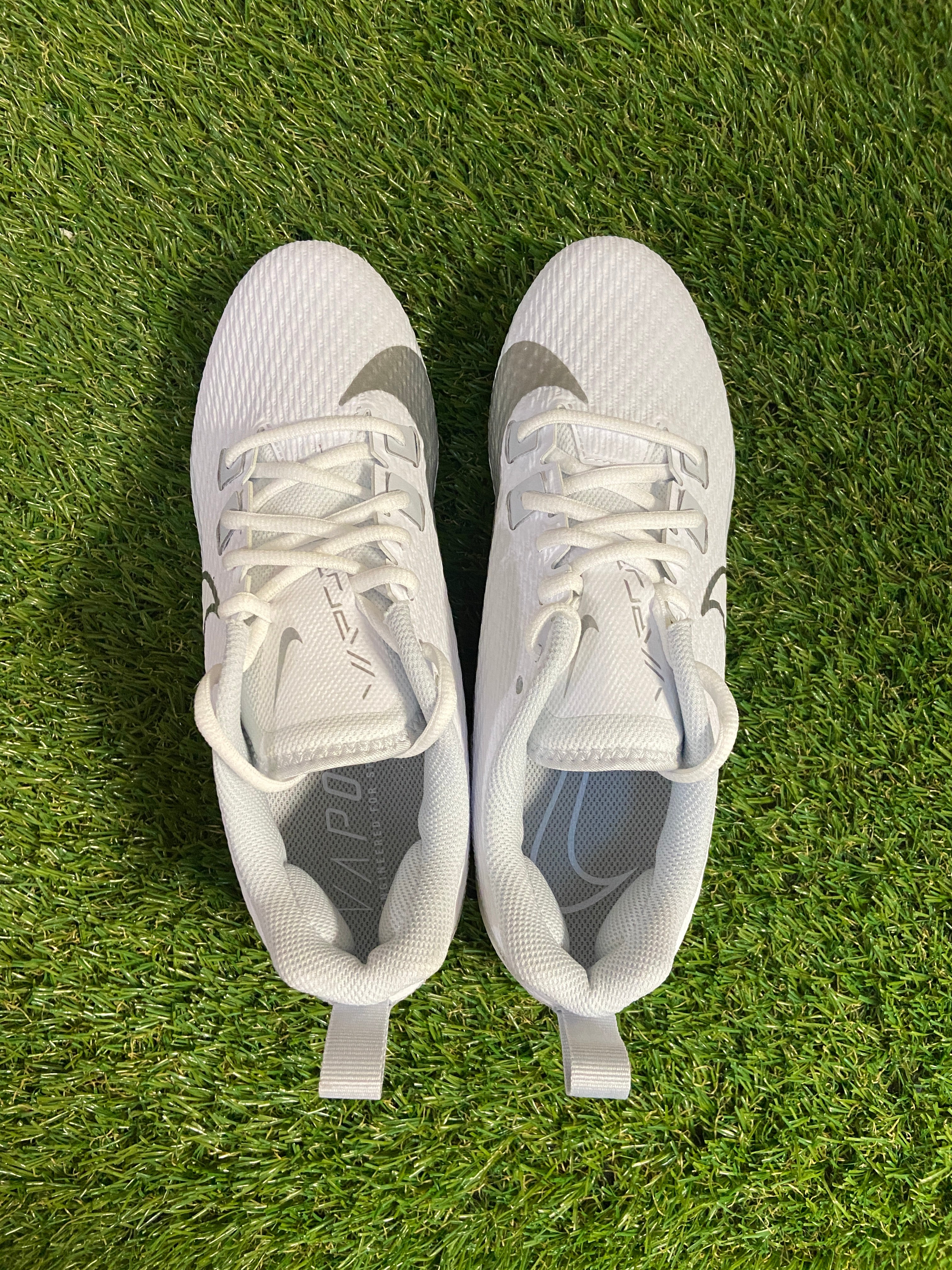 Nike Vapor Edge Speed 360 White Silver Football Cleats DA5455-100 Mens 14.5 Nike Vapor Edge Speed 360 2  main image 4